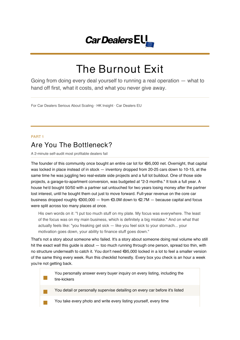 The Burnout Exit guide cover