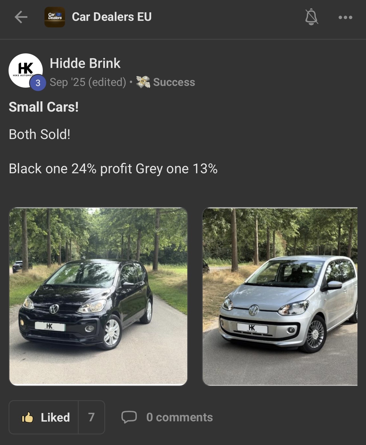 Small Cars! shared by Hidde Brink